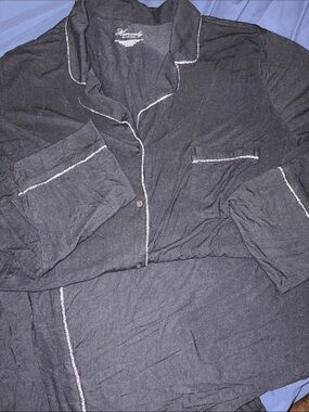 Victoria's Secret Black Drawstring Pajamas